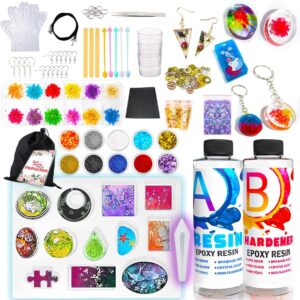Epoxy Resin Set Beginners with Shapes Jewellery Expodit Resin Starter Set