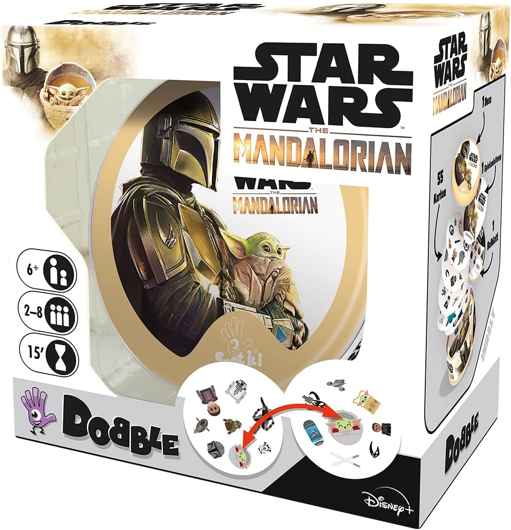 Asmodee, Dobble Star Wars: The Mandalorian, Fast-paced Family Game, German – Bild 8