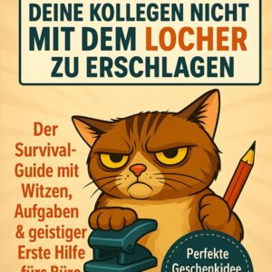 101 Wege, deine Kollegen nicht mit dem Locher zu erschlagen. Der Survival-Guide mit Witzen, Aufgaben & geistiger Erste Hilfe fürs Büro! Perfekte Geschenkidee für Kolleginnen und Kollegen