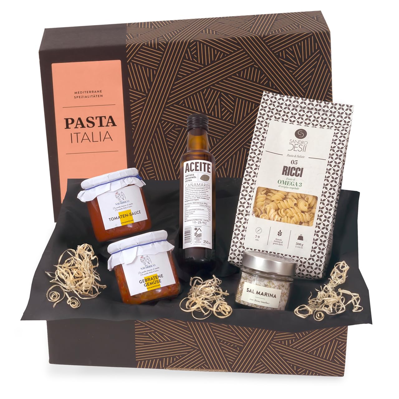 Pasta Italia Gift Set with Pasta and Mediterranean Delicatessen