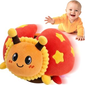 SAIMAND Baby Toy 6-18 Months, Music Ladybird Crawling Toy