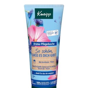 Kneipp Aroma Shower Gel with Natural Extracts of Cornflower, Mallow and Naturally Nourishing Oil, Delicate and Smooth Skin Feeling, 200 ml