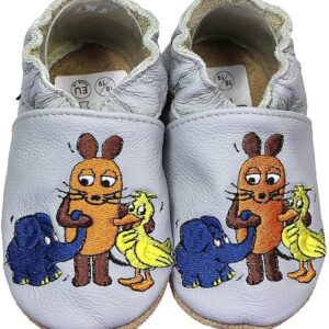 HOBEA-Germany Crawling Shoes Unisex The Mouse Leather Shoes