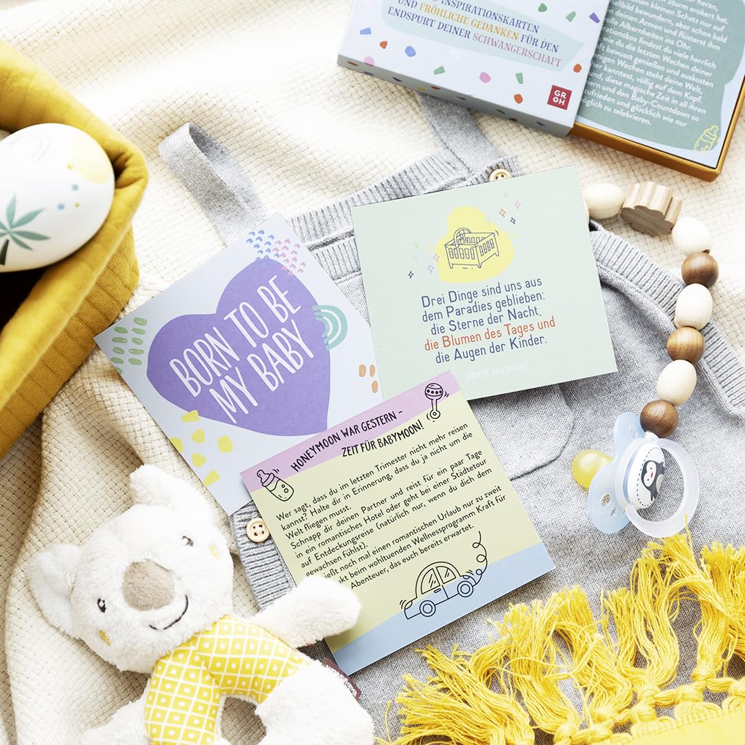 Bald bist du Mama: 30 Inspirationskarten und fröhliche Gedanken für den Endspurt deiner Schwangerschaft (Geschenke für die Schwangerschaft und werdende Mamas) – Bild 7