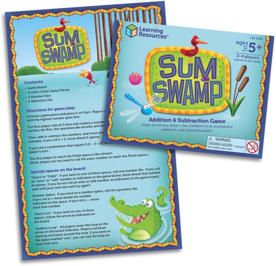Learning Resources Sum Swamp Addition & Subtraction Game – Bild 9