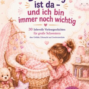 Das Baby ist da – und ich bin immer noch wichtig: 30 liebevolle Vorlesegeschichten für große Schwestern über Gefühle, Eifersucht und Geschwisterliebe