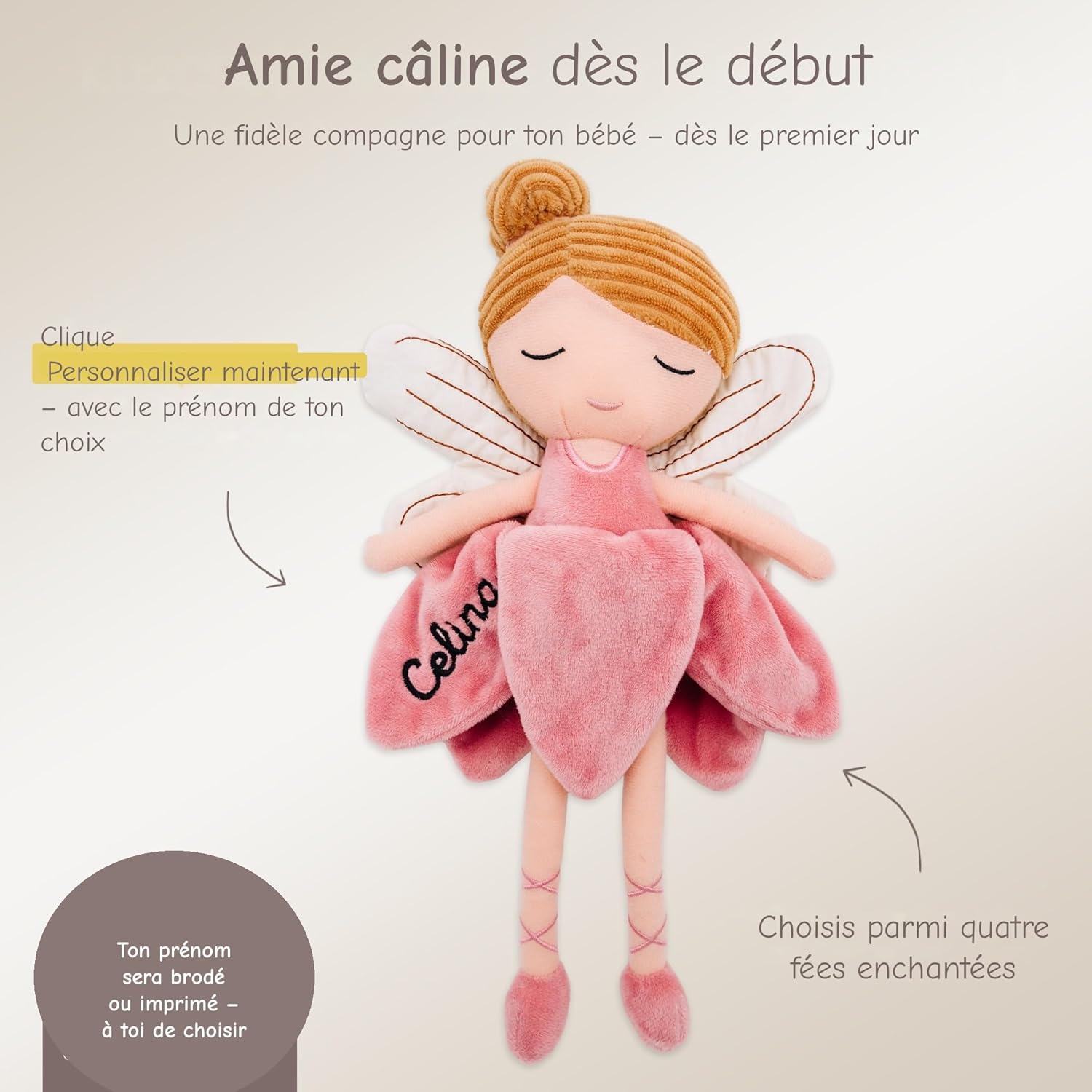 wunderwunsch Rag Doll Girl from 1 Year Personalised Fairy – Bild 5