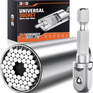 BIIB Universal Socket Wrench Gadget Set for Men Hand Tool