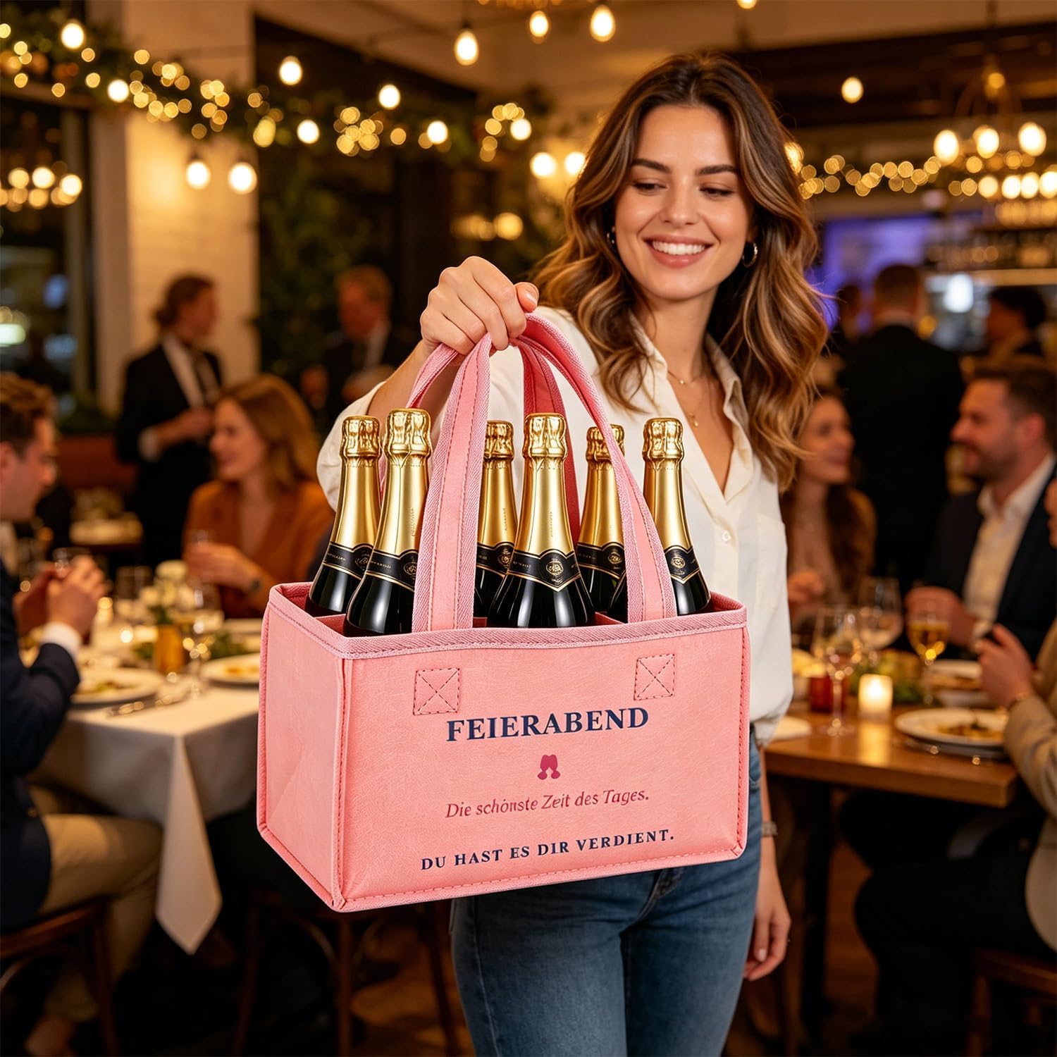 Gift Women's Handbag Beer for Women Gifts, Funny Gift Set Women, 30 40 50 60th Birthday Gift Set, Birthday Gift for Mum, Mother, Aunt, Neighbour, Teacher, Colleague, Work evening, Funny – Bild 2