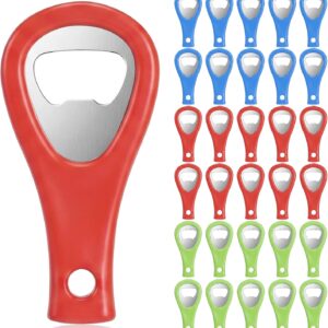 Pack of 30 Bottle Openers, Stainless Steel, Portable Beer Bottle Opener for