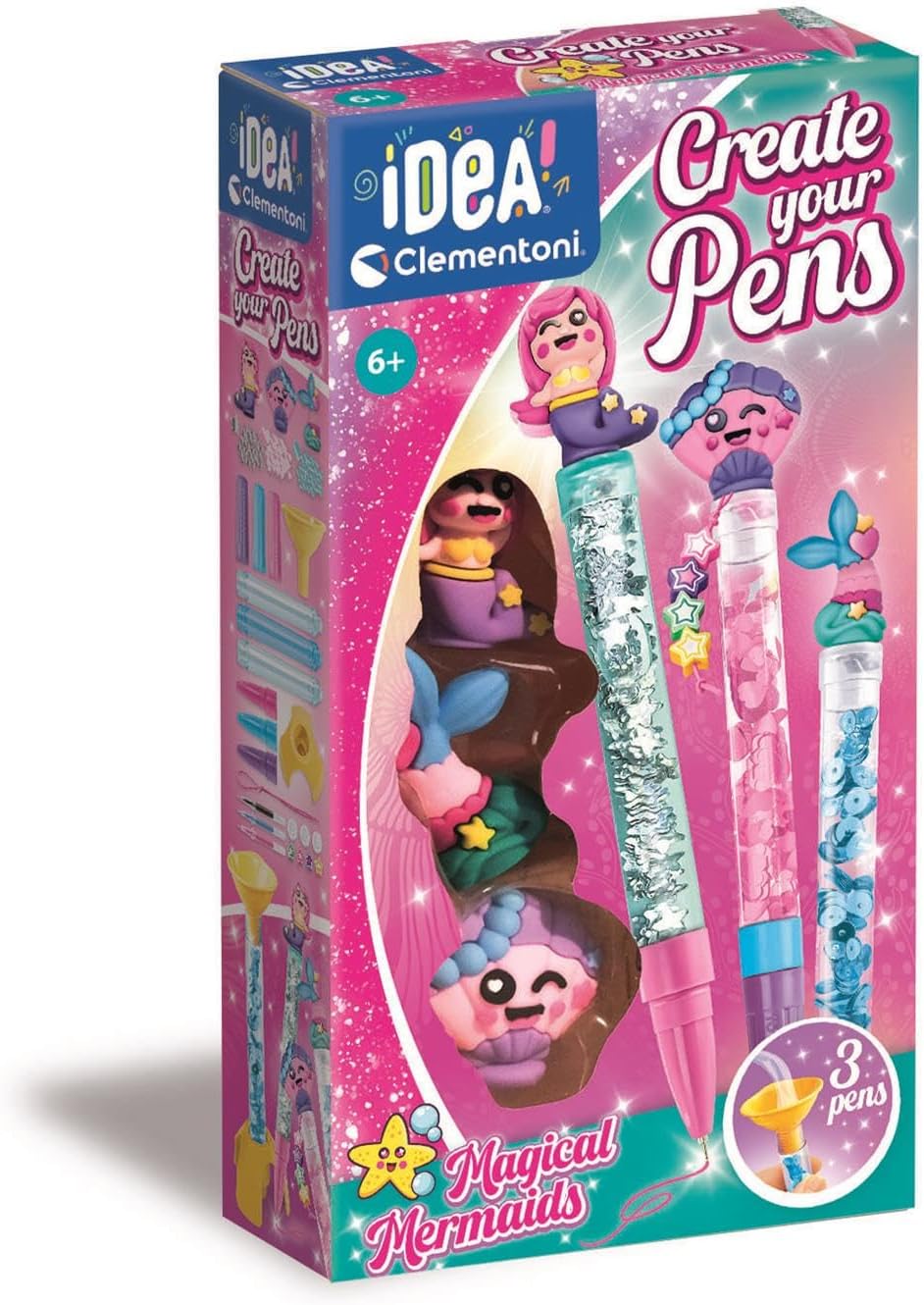 Clementoni Idea Your Pen Creations Mermaid - DIY Pen Set