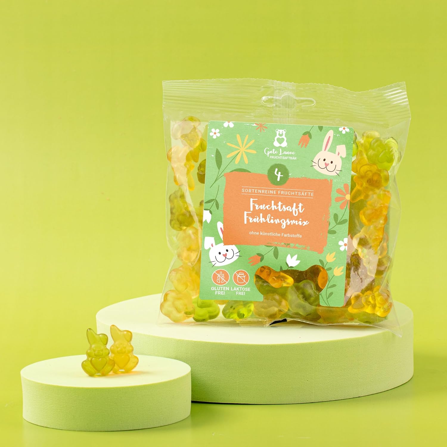 Gift for Easter, Easter Gift Box, Happy Easter with Marshmallows, Easter Mix and Rabbit Food Gummy Bears, For Children's Easter Nest or as a Beautiful Gesture for Adults – Bild 8