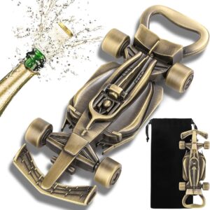 Racing Car Gift, Racing Car Bottle Opener, Unique Beer Gift for Men, Men Gifts, Christmas Gifts, Father's Day Gift, Birthday Gift for Racing Car Fans Bronze