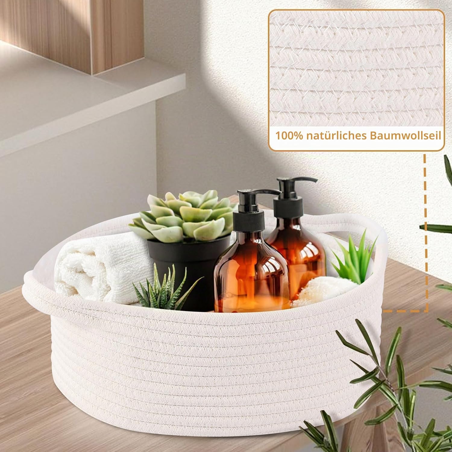 OUTBROS Decorative Storage Box 30D x 20W x 13H White – Bild 2