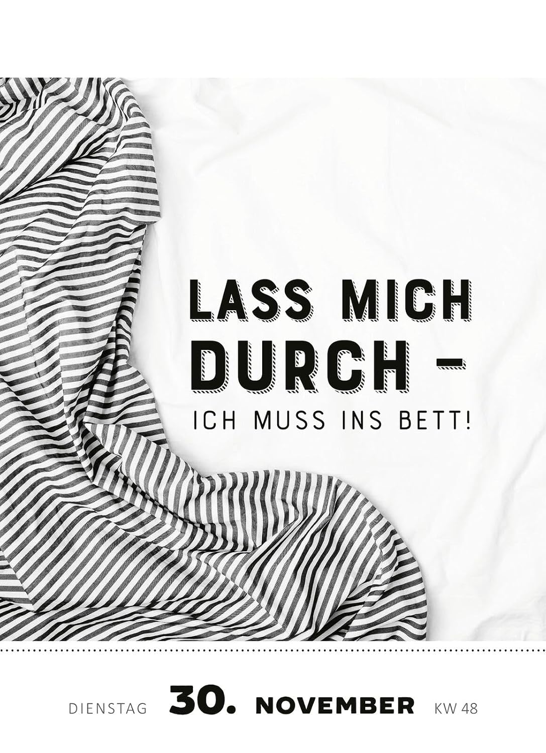 Abreißkalender Die Bar hat angerufen & gefragt, wo du bleibst! 2027: Ein genialer Spruch für jeden Tag | Trendiger Abreißkalender mit 365 bösen Sprüchen, zum Aufstellen – Bild 5