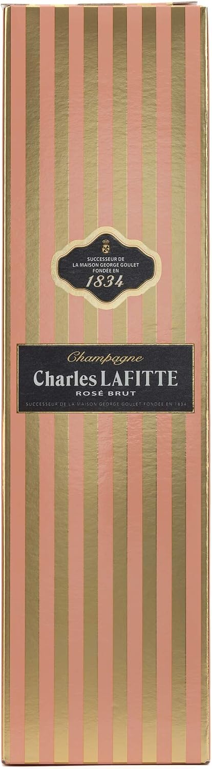 Champagne Charles Lafitte 1834 Brut Rosé with Gift Box (1 x 0.75 L) – Bild 4