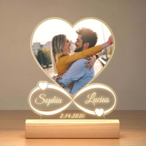 KoxSmar Personalised Gifts for Women, Personalised Picture Frame with Photo, Personalised Picture Frame, Birthday Gift for Women