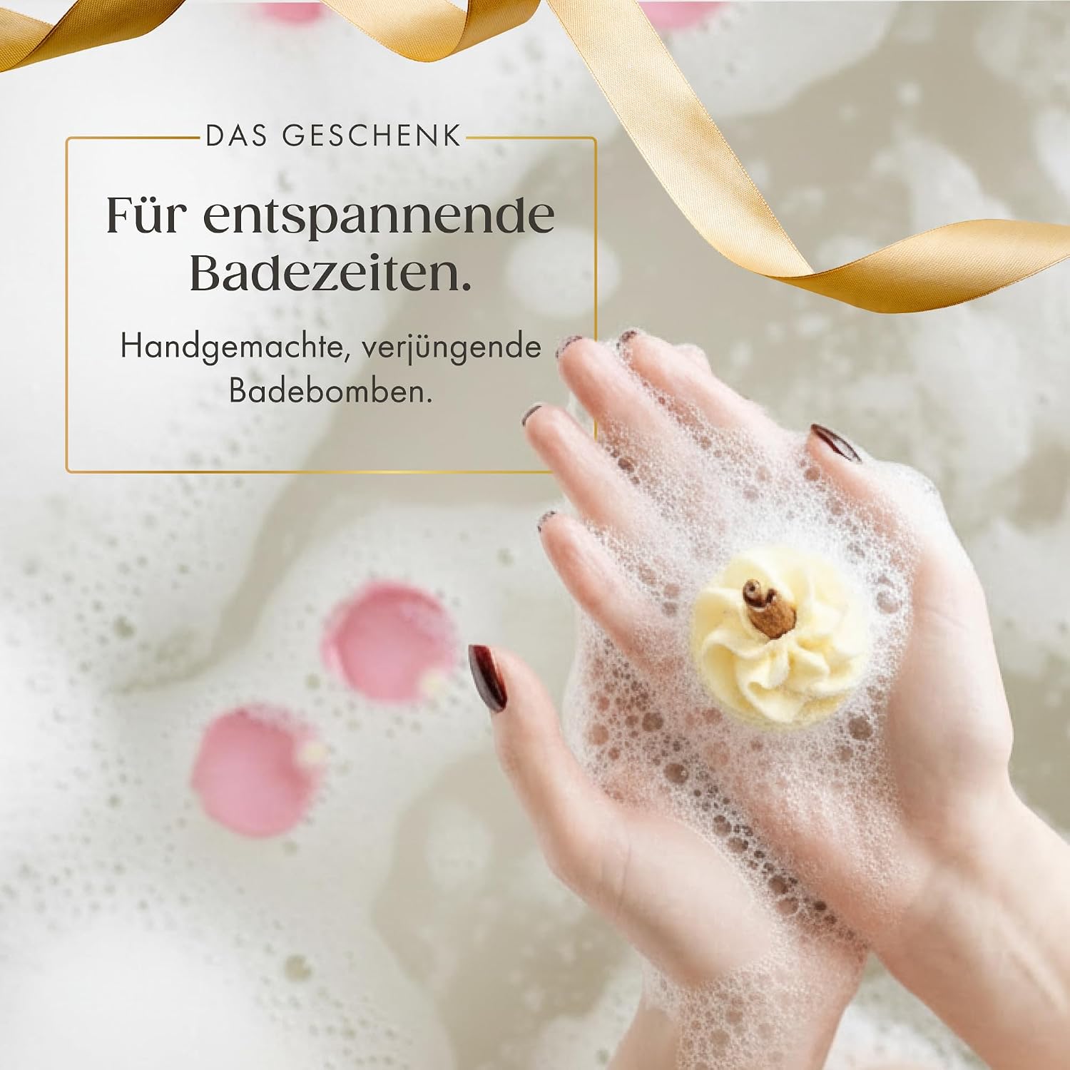 Satin Naturel 7 Luxury Organic Bath Bombs Wellness Gift Set – Bild 3