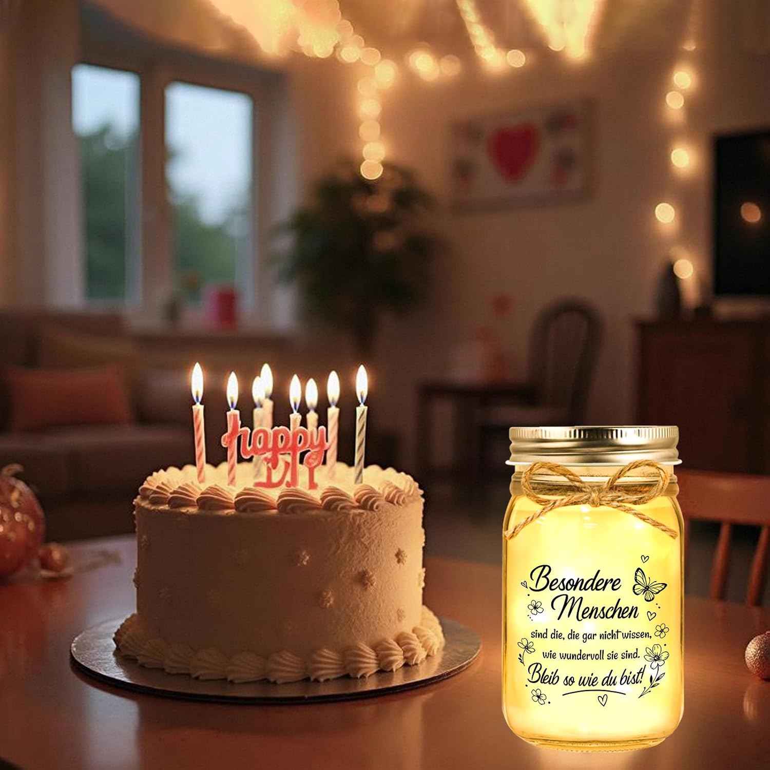 Gifts for Women Birthday, LED Bottle Light – Bild 8