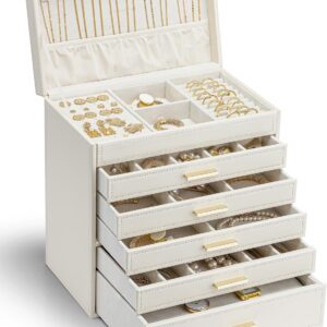 VLANDO Large Jewellery Box with 6 Levels, Room Decoration