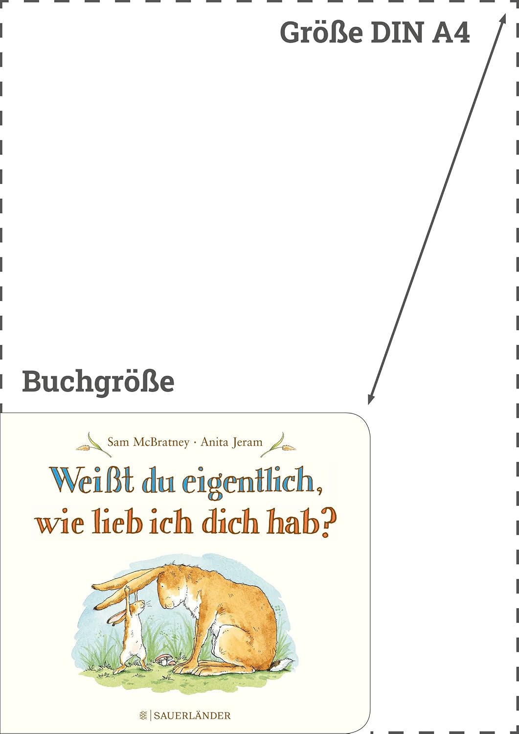 Weißt du eigentlich, wie lieb ich dich hab?: Kleines Pappbilderbuch │ Liebevolles Geschenk zu Taufe oder Geburtstag für Kinder ab 2 Jahren – Bild 3