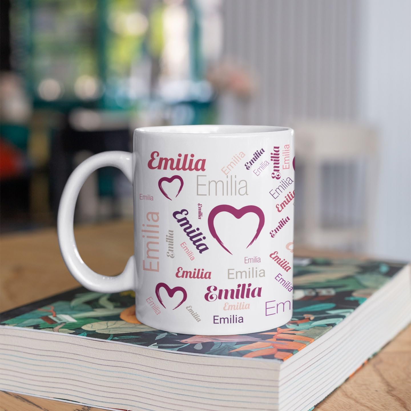 Red Love Name Mug - Valentines Day & Partner Gift – Bild 6