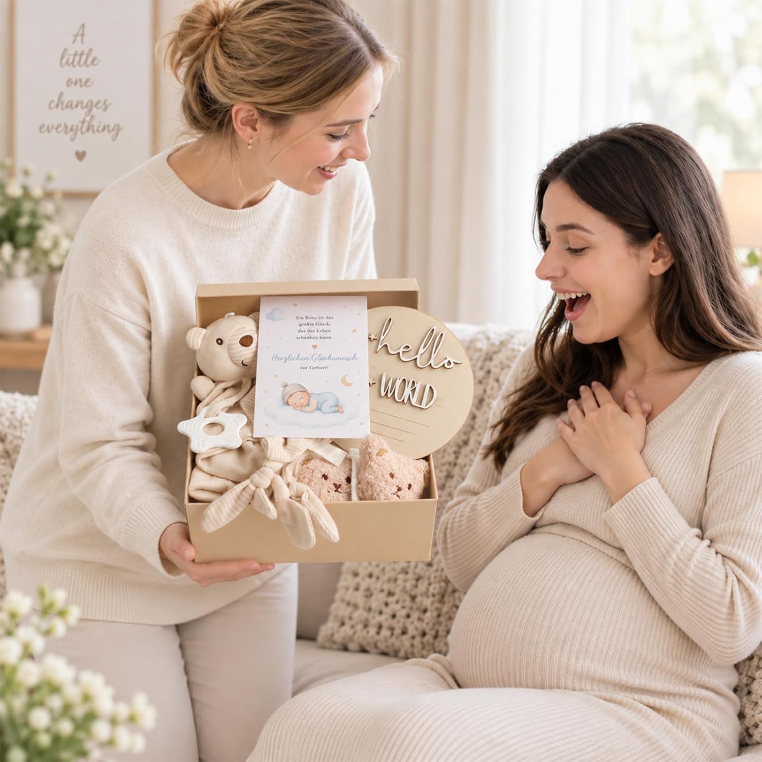 Newborn Gift 11-Piece Baby Shower Gift Box for Newborn Bear – Bild 6