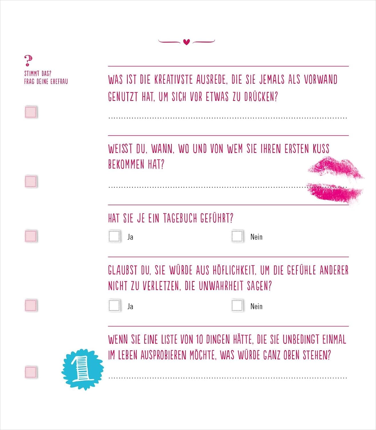 Das ultimative Ehequiz: Wie gut kennt ihr euch wirklich? | 111 originelle Quizfragen für Ehepaare – Bild 6