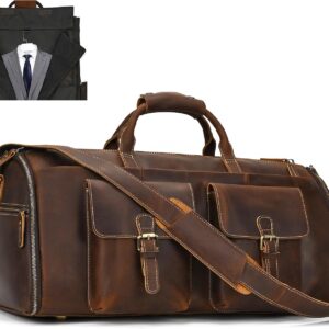 Suit Travel Bags Garment Bag Full Grain Leather for Men