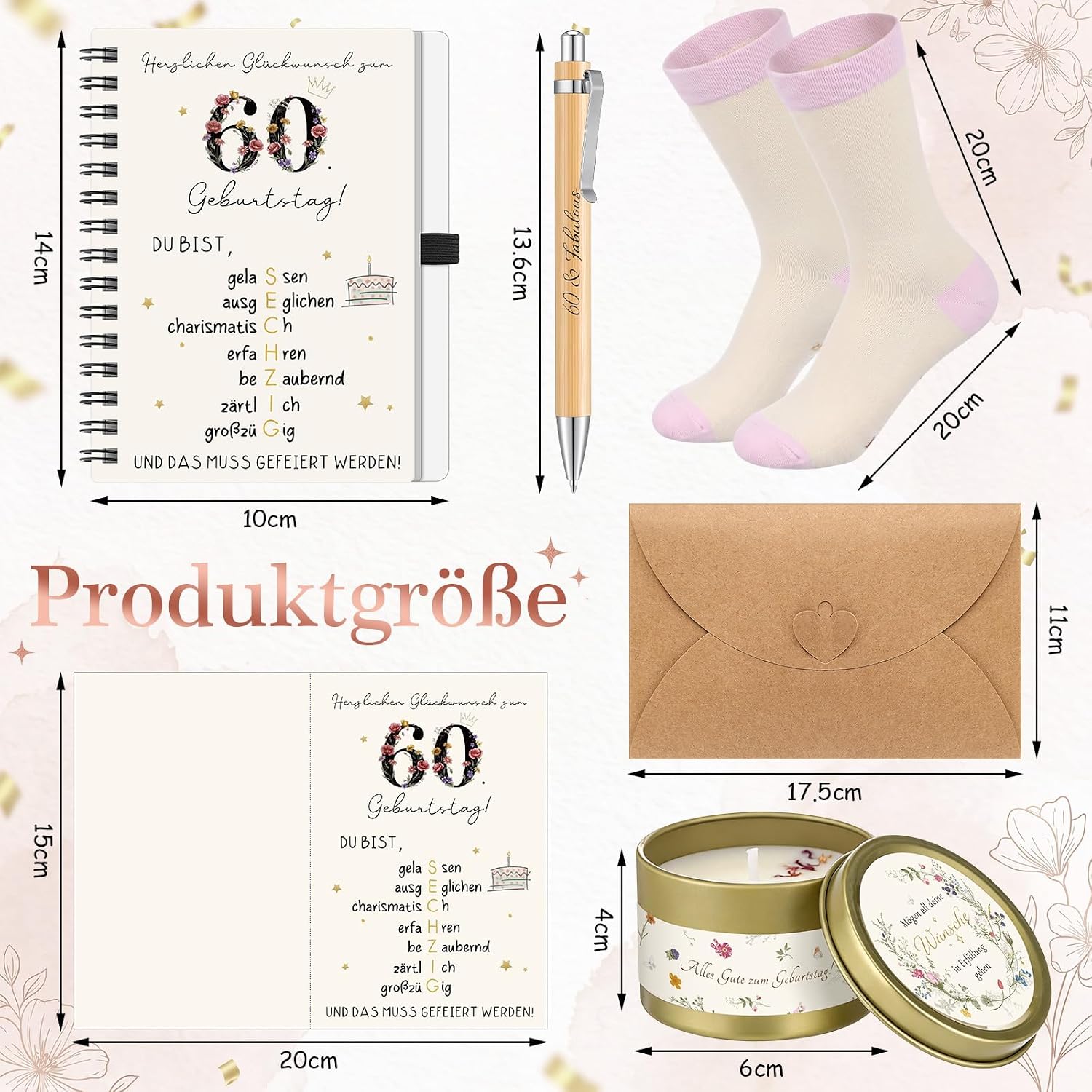 Hestya 60th Birthday Gift for Women with Shopping Bag & Accessories – Bild 3