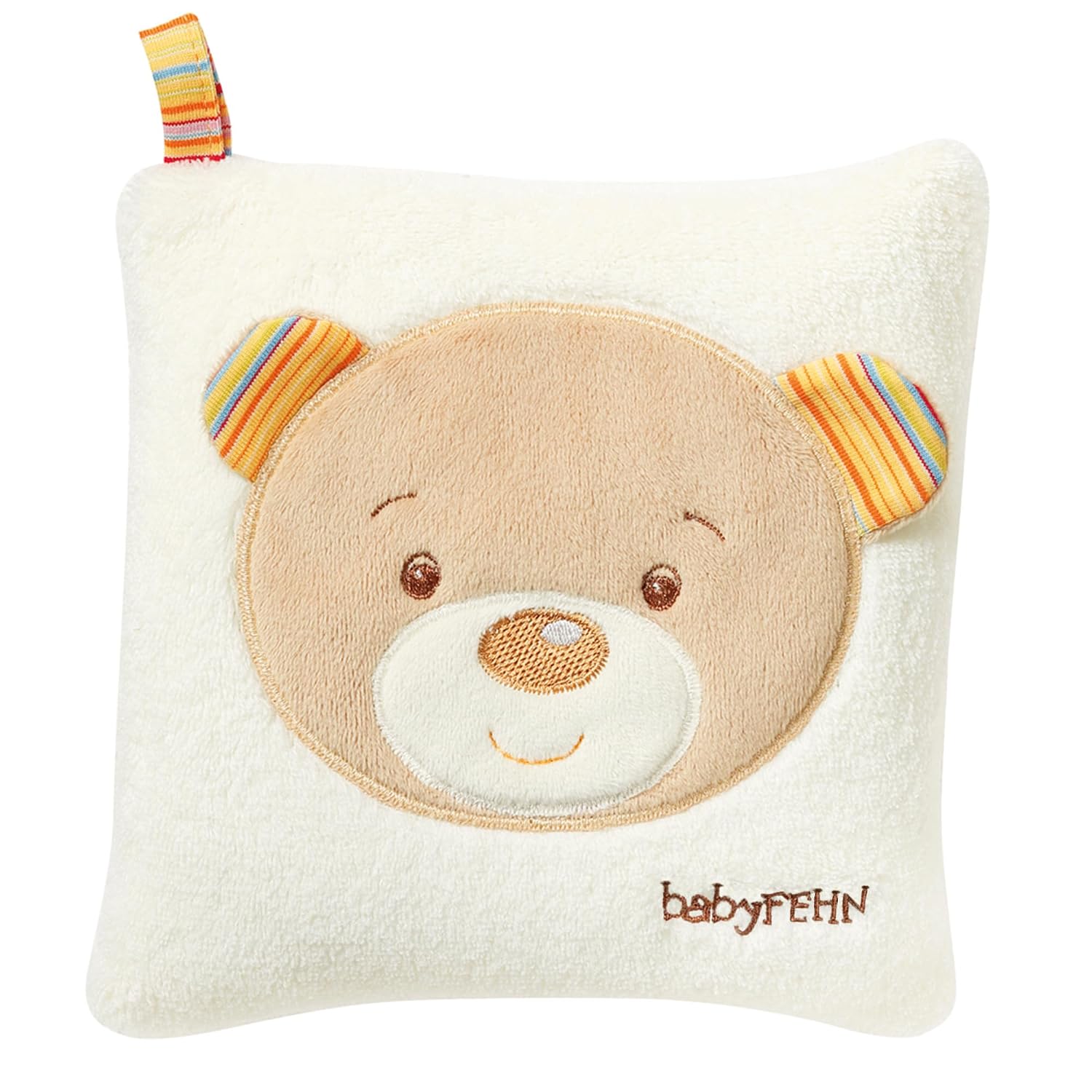Fehn Little Castle Music Mobile, Music Box Mobile with Magical Castle Rainbow Teddy Rainbow Teddy