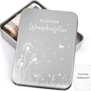 COMOOKA Wish Fulfiller Money Gifts Packaging Birthday Gift Box Dandelion Box Lucky Charm for Travel Wedding Christmas Funny Gifts for Men Women Girlfriend