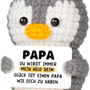 Gleevara Dad Gift, Best Bapa Gifts – Hand Crocheted Penguin