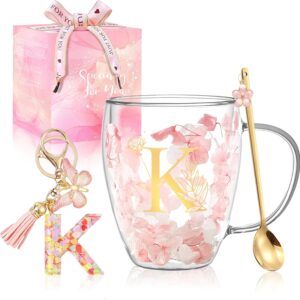 Gifts for Women Latte Macchiato Glasses, Birthday Gift for Women, Double Walled Coffee Glasses, Personalised Christmas, Valentine's Day, Mother's Day Gift for Teacher, Teacher, Teacher, Tea Glasses
