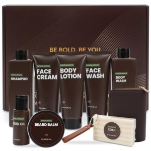 Gifts for Men - Body & Earth Care Set for Men 10 Pieces