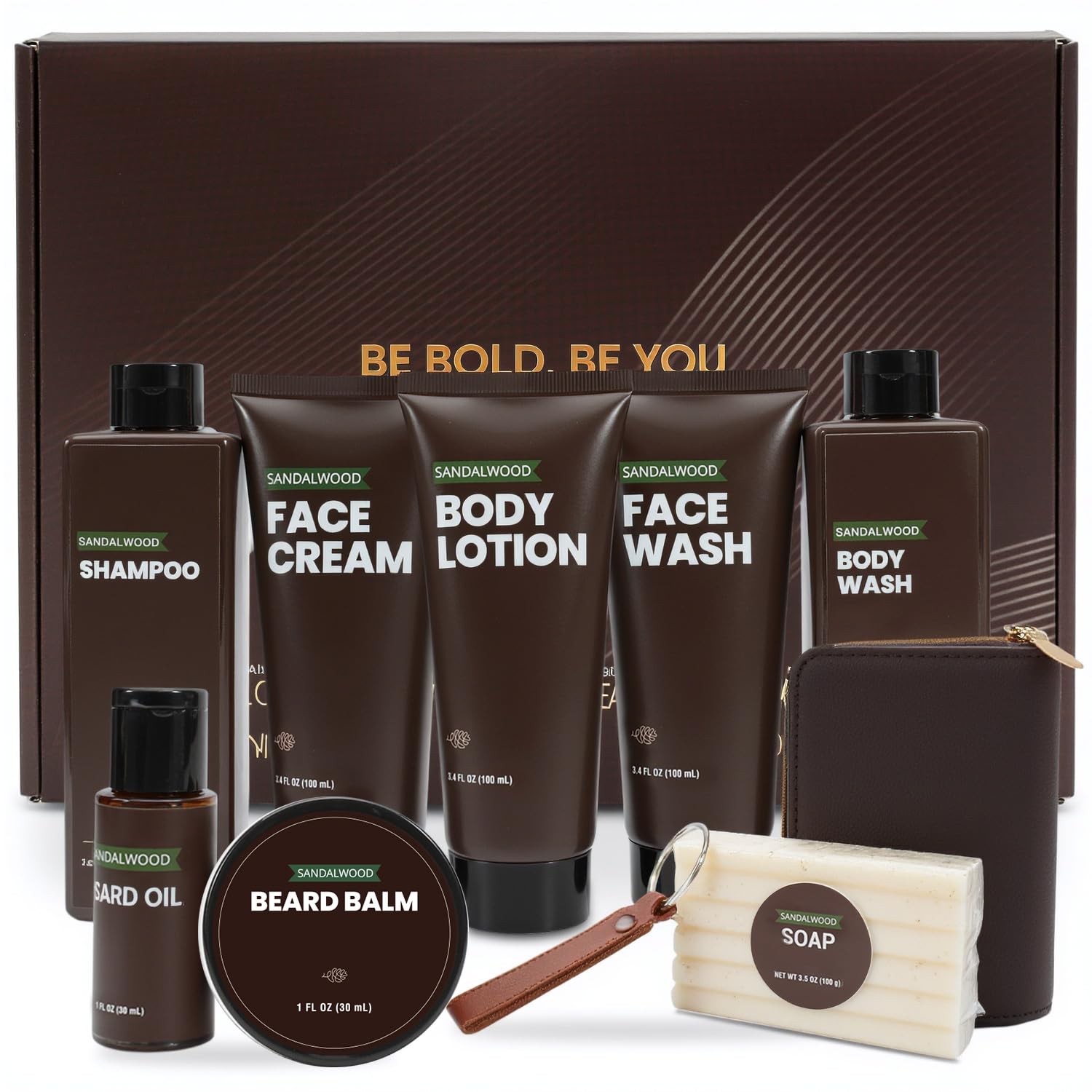 Gifts for Men - Body & Earth Care Set for Men 10 Pieces