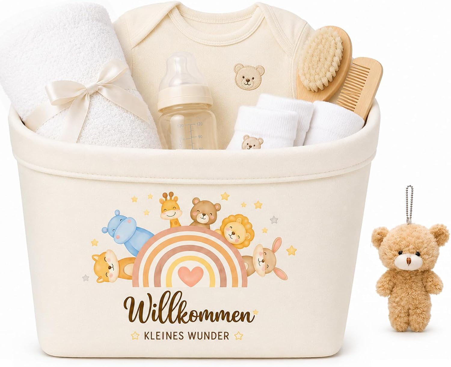 2-Piece Baby Gift Nappy Bag Set, Gift for Birth Girl Boy