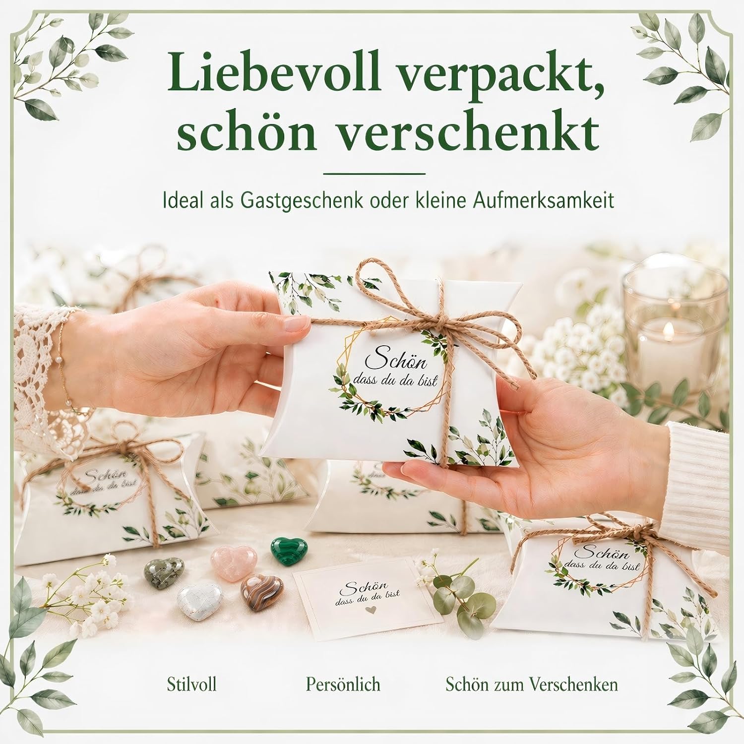 30 Wedding Favours - Schön dass du da bist Guest Gift for Guests – Bild 7