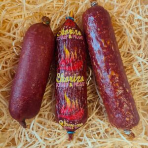 Beef & Pork Salami Package | Delicatessen Butcher Salami in One Piece | 1 Beef Salami Whole Sausage Set with Chorzio and Country Salami Air Dried | Available as Sausage Gift