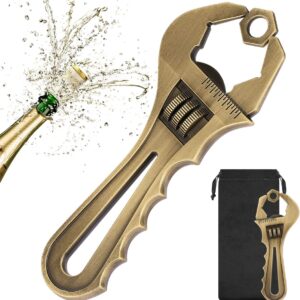 LKKCHER Wrench Beer Bottle Opener, Dad Makes It Heal Wrench for Father Men Birthday Christmas Father's Day Gift, Wrench Gift, Gift for Craftsmen