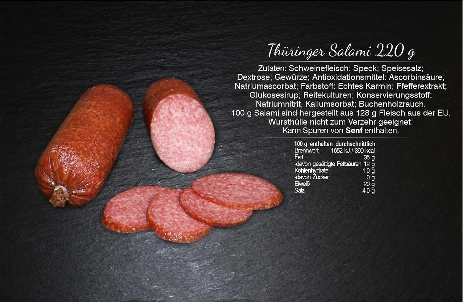 Salami Package I Salamis for Gourmets I Sausage from Thuringia – Bild 2
