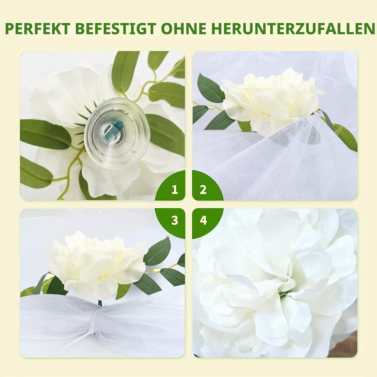Car Decoration Wedding Bonnet Wedding Decoration Car with 11 Roses – Bild 4