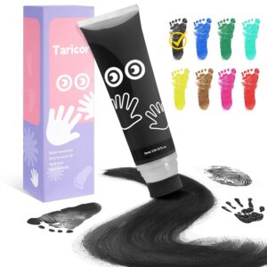 Footprint Baby, 75 ml Hand and Footprint Kit with Sponge Attachment, Non-Toxic Colour Paw Print, Baby Handprint for Newborns, Gift Stamp, Children, Art Finger Paints for Home