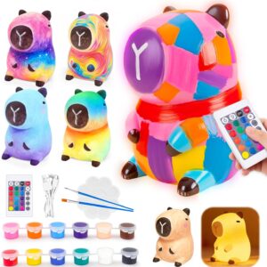 Gift Girls 8 6 10 9 7 Years: Capybara Colouring Craft Set Night Light Children