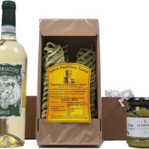 The Wine Guys Weinpräsent Pesto e Vino Gift Basket with White Wine and