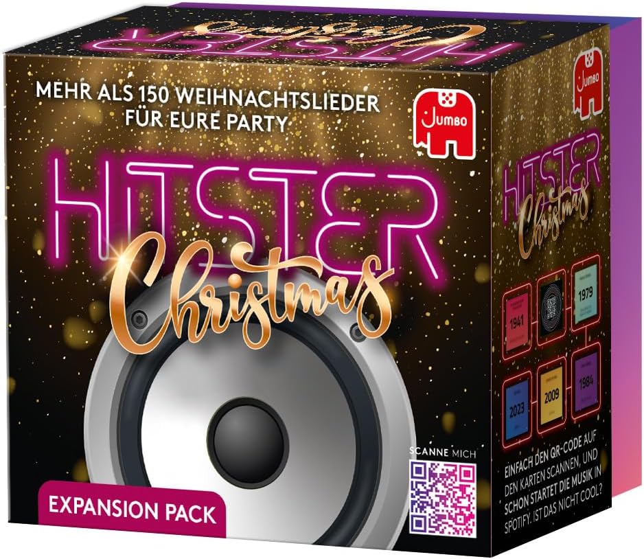 Hitster Christmas Expansion - Party Game for Adults with 150+ Christmas Hits - Music Game for Scan & Remember - Funny Card & Board Game for Friends & Family - For 2-10 Players, 16+ (DE) – Bild 4