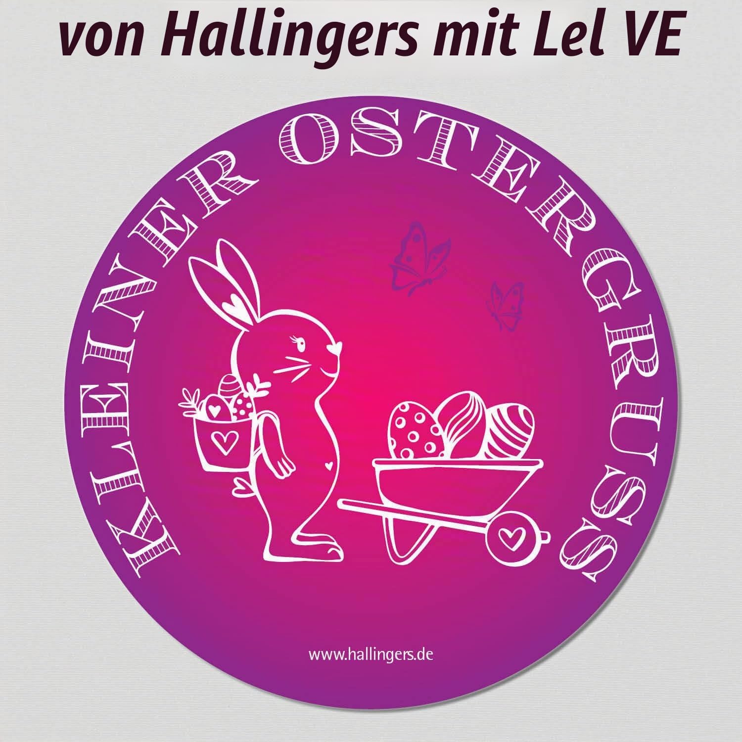 Hallingers Genuss Manufaktur Delicatessen Easter Gift Set – Quality in a Wonder Bag "Little Easter Gr..." Small Easter Nest Chocolates Easter Eggs & Easter Curd Spice, Easter Basket for Women Girls – Bild 6
