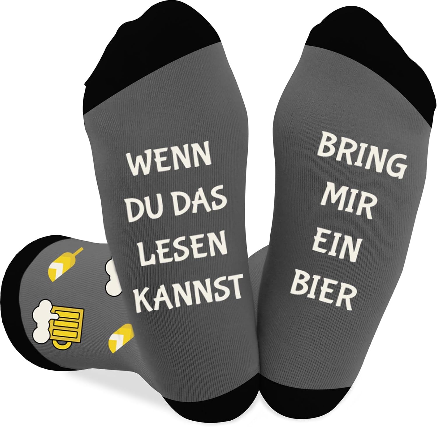 Bier Geschenke für Männer Vatertagsgeschenk Oktoberfest Weihnachtsgeschenke Geburtstagsgeschenk Lustige Socken
