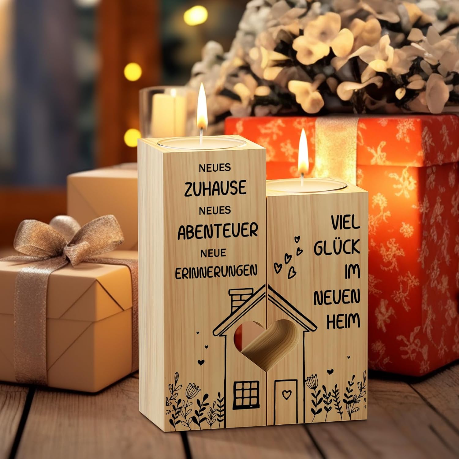 KAAYEE Housewarming Gifts Home, Candle Holder Gift for Housewarming – Bild 4