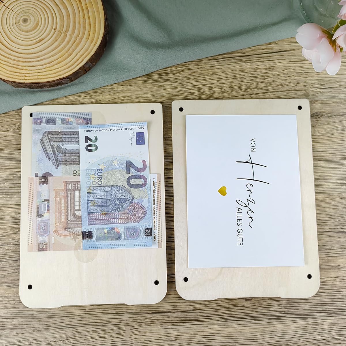 XL 40th Birthday Women Men Money Gifts, 40th Retro Wooden Game Console with Greeting Cards, Funny Games Gift for 40th Birthday Man Woman - Next Level! 40 – Bild 6